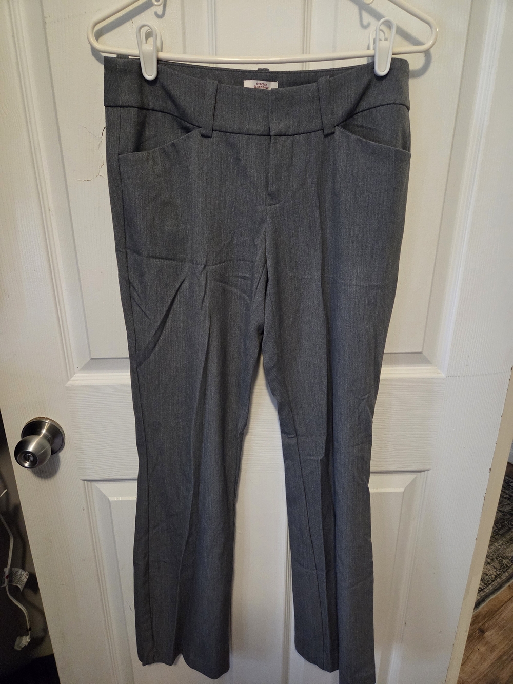 Merona Gray Straight-Leg Dress Trousers